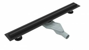 Esbano Slim решетка SIDE матовый черный длина 60 см