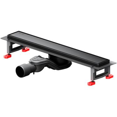 Am.Pm MasterFlow 50 W01SC-U11-050-04BM с Черной матовой решеткой / под плитку Tile