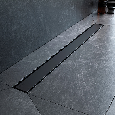 Am.Pm MasterFlow 80 W01SC-U11-080-04BM с Черной матовой решеткой / под плитку Tile