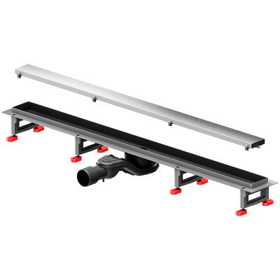 Am.Pm MasterFlow 90 W01SC-U11-090-04SB с решеткой Хром матовый / под плитку Tile