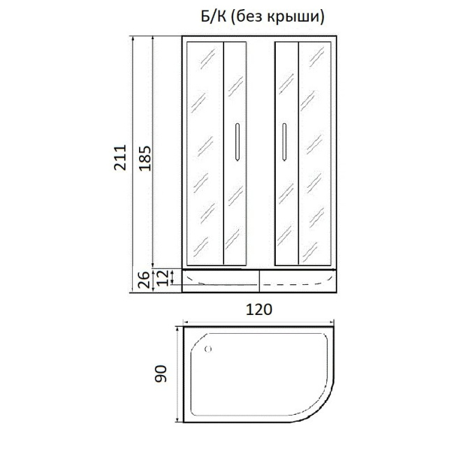 River Don XL 120/90/24 MT L без поддона