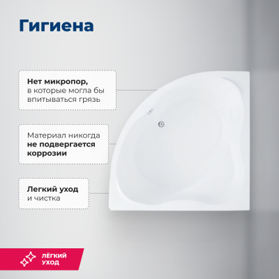 Aquanet Palau 140x140 (с каркасом и фронтальной панелью)