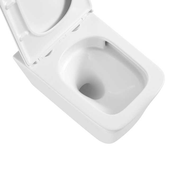 Vincea Tornado Q-Line VT1-12T, цвет белый, ультратонкое soft-close сиденье