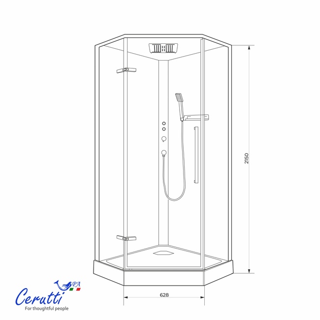 Ceruttispa АМИ (AMI) P (90х90х215)