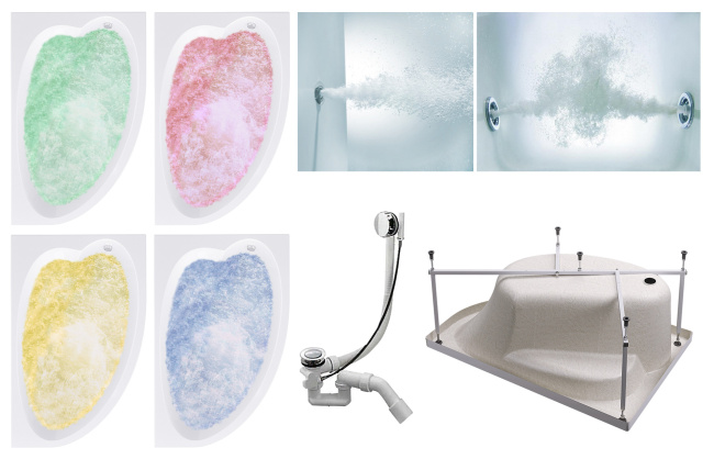 Timo IVA 160x100 R (в комплекте слив, каркас, боковой гидромассаж, гидромассаж спины, хромотерапия)