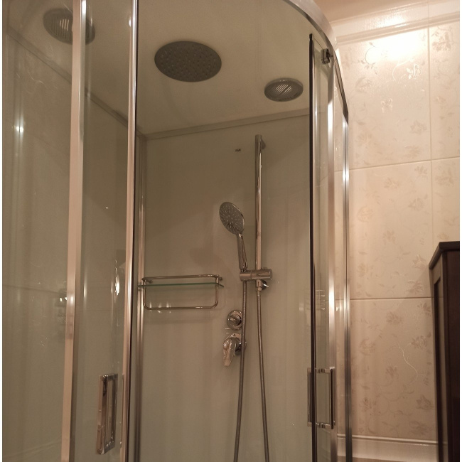 Frank F408 М Brilliant низкий поддон матовое стекло