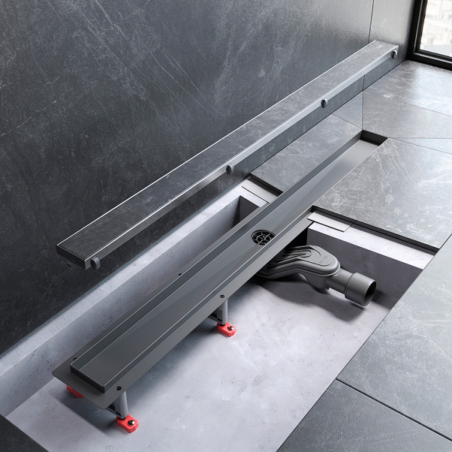 Am.Pm MasterFlow 90 W01SC-U11-090-04SB с решеткой Хром матовый / под плитку Tile