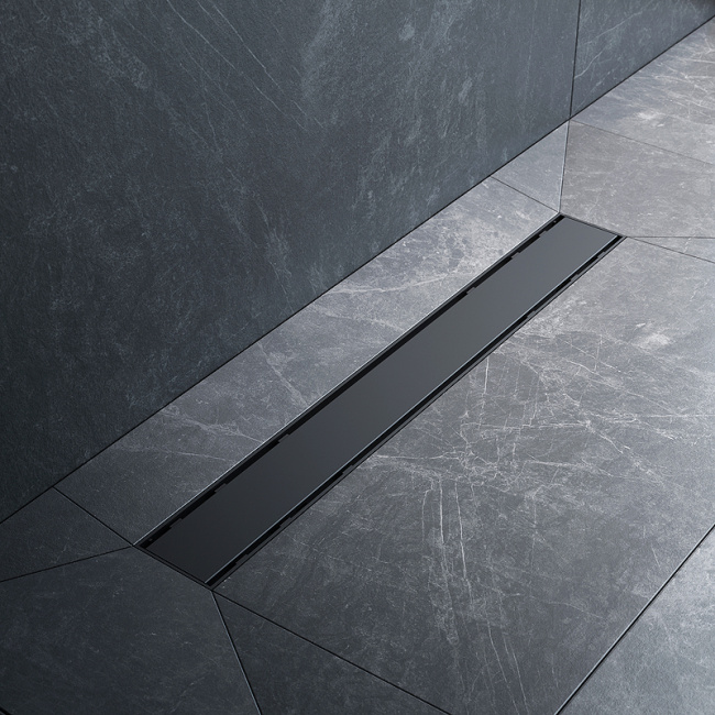 Am.Pm PrimeFlow 60 W02SC-U11-060-04BM с Черной матовой решеткой / под плитку Tile