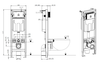 Allen Brau Pneumatic Slim 9.11102.20