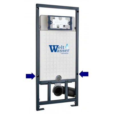 Комплект Weltwasser 10000010732 подвесной унитаз Kehlbach 004 GL-WT + инсталляция Marberg 507 + кнопка MAR 507 RD GL-WT