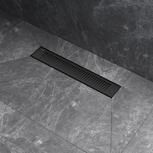 Am.Pm PrimeFlow 40 W02SC-P11-040-01BM с Черной матовой решеткой Cut Gradient