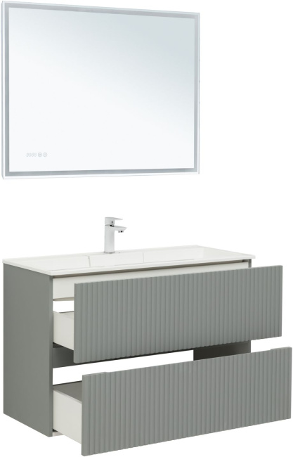 Aquanet Вега 100 2 ящ. цв.белый глянец