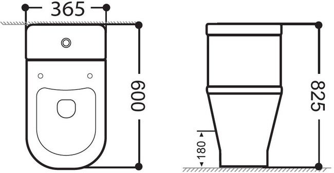 Aquanet Fine Rimless FINE-C Soft Close (чаша)