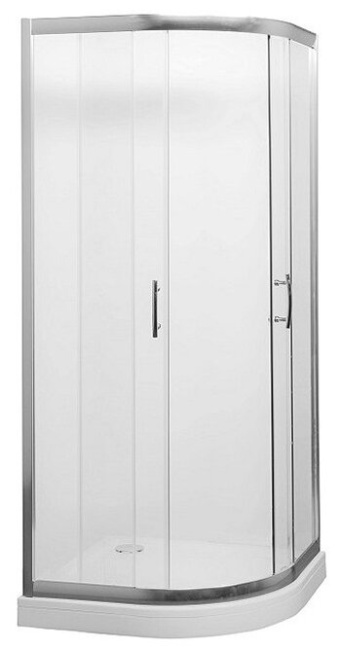 Aquanet Alfa NAA2142 100x100, R550, прозрачное стекло без поддона