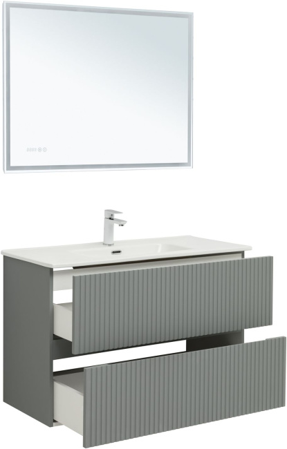 Aquanet Вега 100 2 ящ. цв.белый глянец