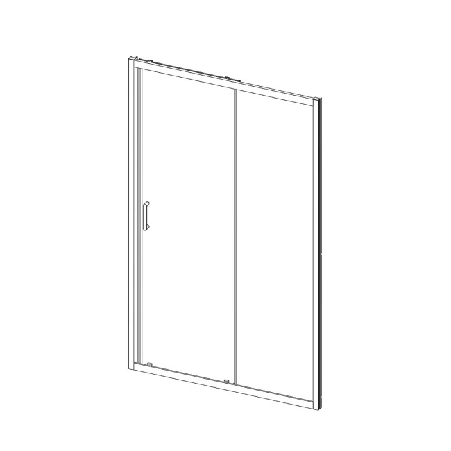 Vincea Alpha VDS-3AL120CL, 1200, хром, стекло прозрачное