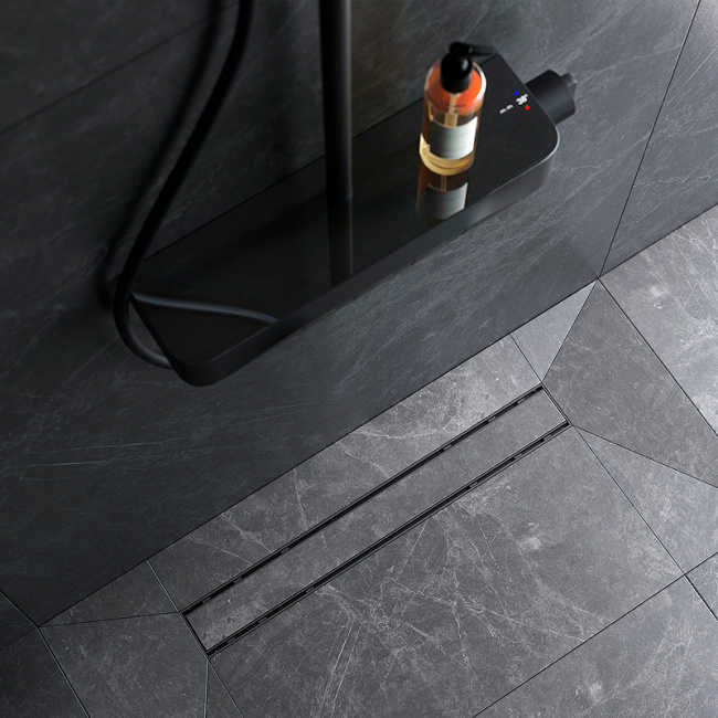 Am.Pm PrimeFlow 60 W02SC-U11-060-04BM с Черной матовой решеткой / под плитку Tile