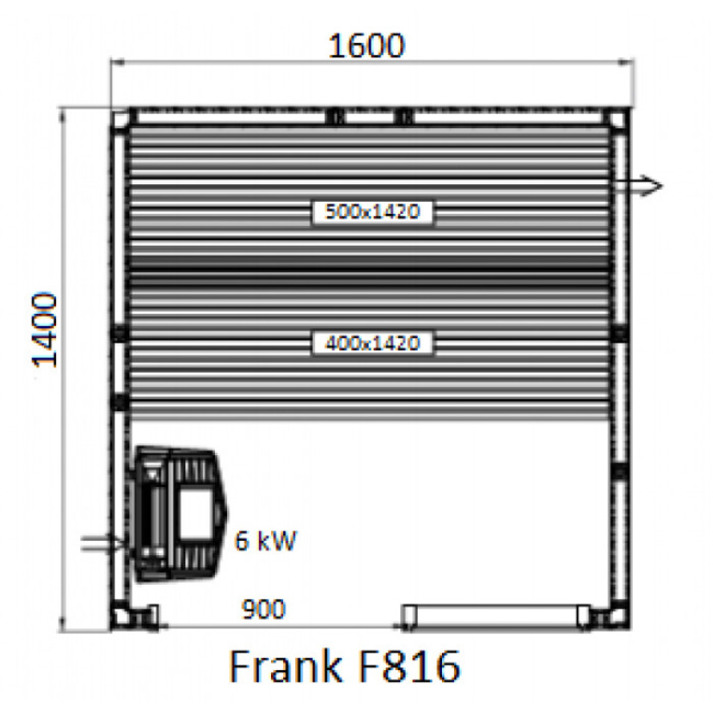 Frank F 818 (180x140x210) Липа Экстра