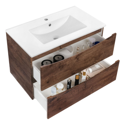 Vincea Mia 750 подвесная, 2 выкатных ящика soft close, R.Wood