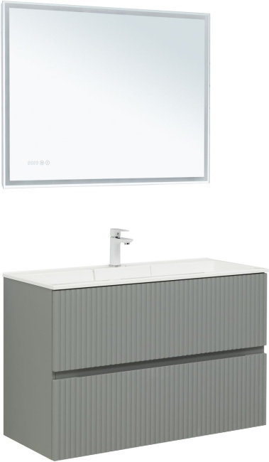 Aquanet Вега 100 2 ящ. цв.белый глянец