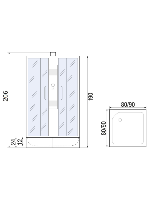 River Quadro Б/К 90/24 MT