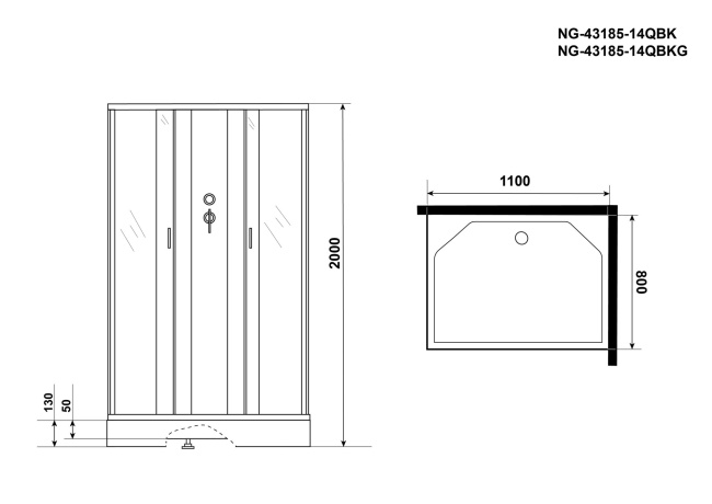 Niagara Classic NG-43185-14QBK 110x80
