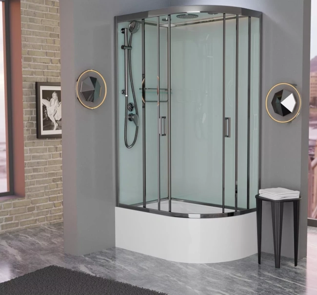 Frank F412/2L М Brilliant левосторонняя высокий поддон