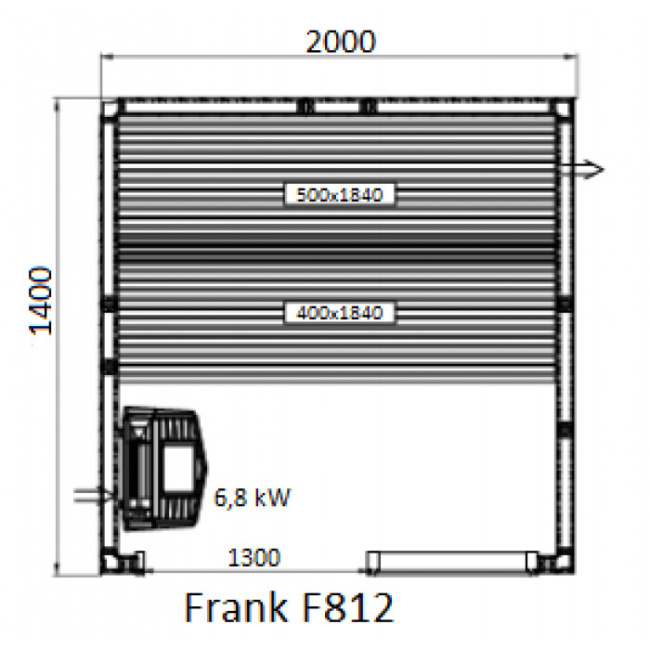 Frank F 818 (180x140x210) Липа Экстра