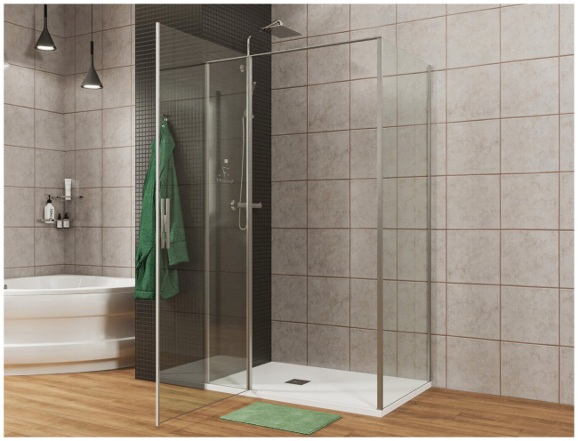 Allen Brau Priority 120x80 3.31007.00 + 3.31013.00 хром без поддона