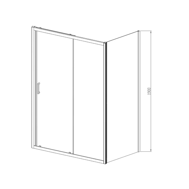 Vincea Alpha VSR-3AL8015MT, 1500x800, хром, стекло текстурное без поддона