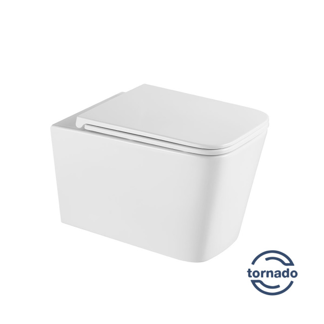 Vincea Tornado Q-Line VT1-12T, цвет белый, ультратонкое soft-close сиденье