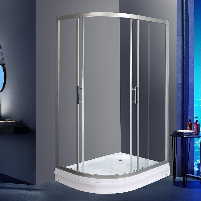 WeltWasser WW500 С 120х90 10000004096 профиль Хром матовый стекло прозрачное без поддона