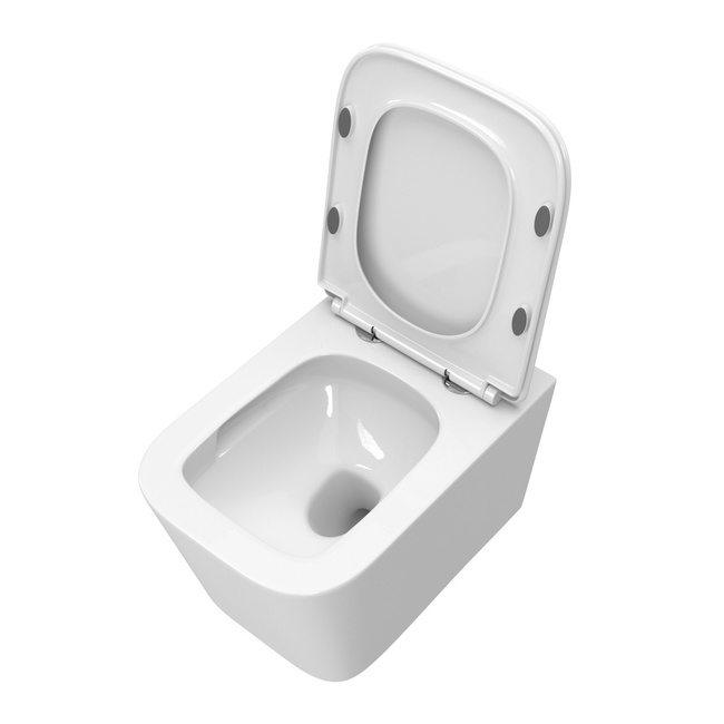 BelBagno DUE-TOR BB5171CH-TOR/SC безободковый с сиденьем и смывом TORNADO (чаша)