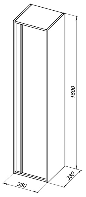 Aquanet Lino 35 Дуб Веллингтон