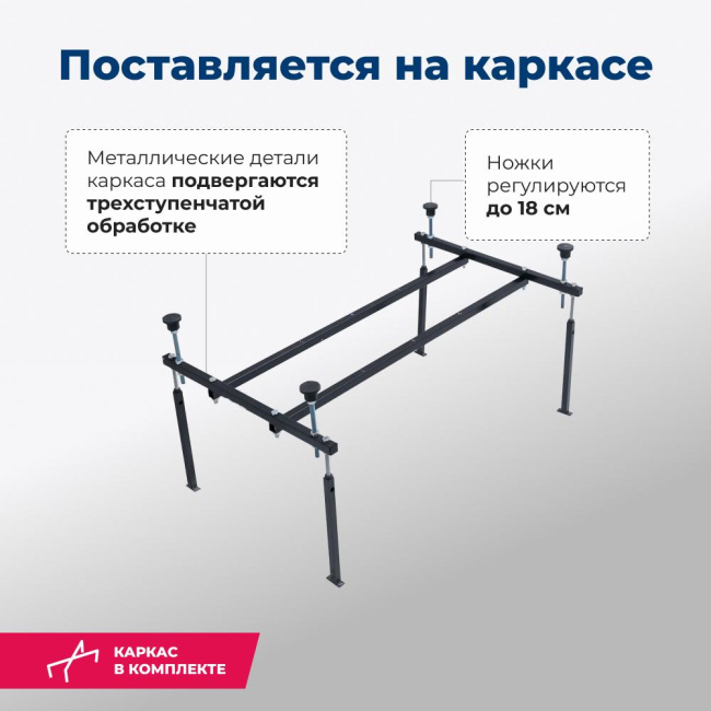 Aquanet West 120x70 (с каркасом)