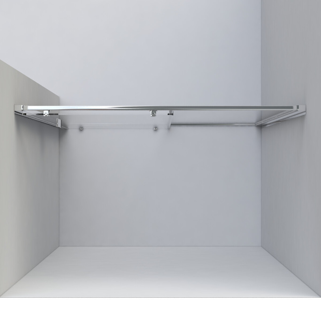 Vincea Garda VDS-1G115CLB, 1150, черный, стекло прозрачное