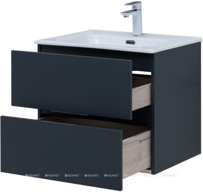 Aquanet Алвита New 60 2 ящика, антрацит (00273991)