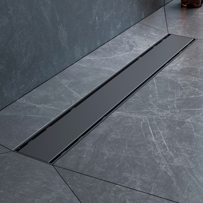 Am.Pm PrimeFlow 60 W02SC-U11-060-04BM с Черной матовой решеткой / под плитку Tile