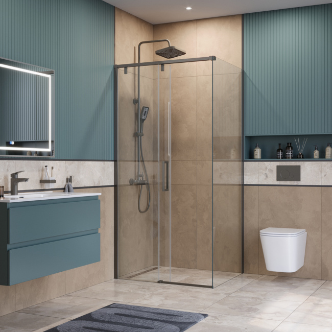 BelBagno SOFT_CLOSE-1-AH-1-100/90-C-GM