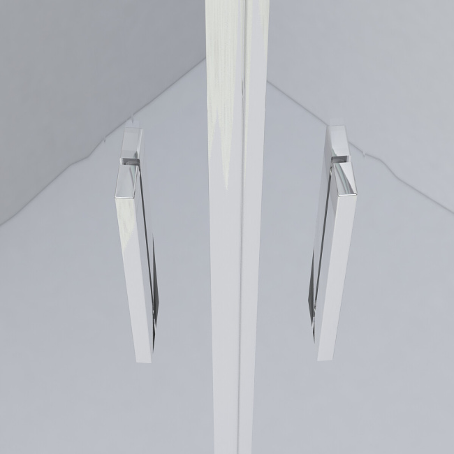 Vincea Garda VSS-1G1111CLB, 1100*1100, черный, стекло прозрачное без поддона