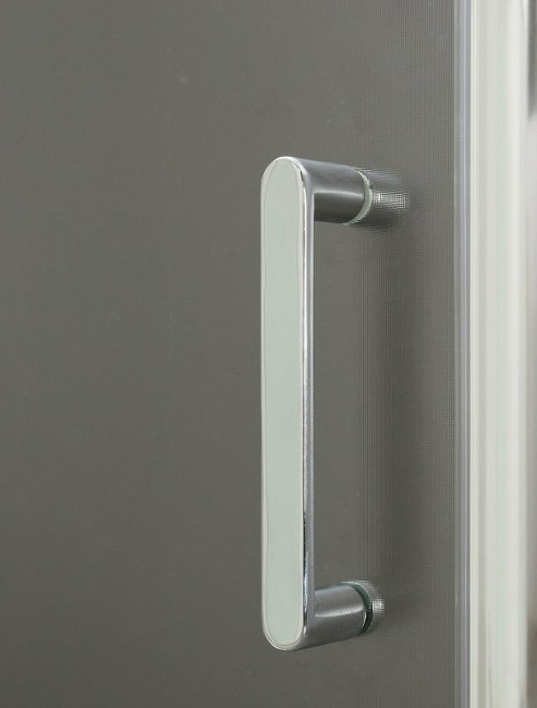 BelBagno Uno 90х90 UNO-195-A-2-90-P-Cr профиль Хром стекло рифленое без поддона