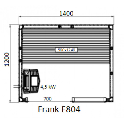 Frank F 804 (140x120x210) Липа Экстра